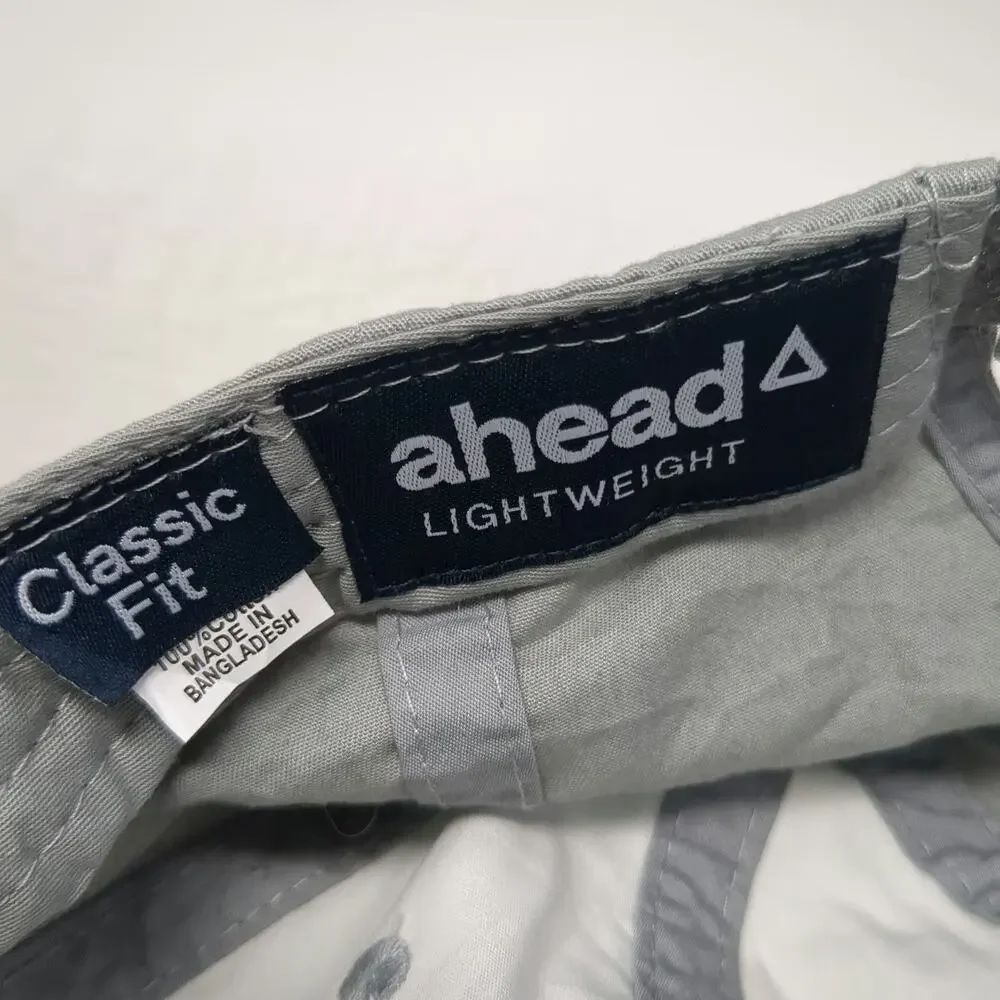 ahead Baseball Cap Gray One Size Dewar's ESTD 1846 Logo Embroidery Cotton Hat